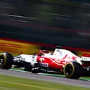 NORTHAMPTON, ENGLAND - JULY 16: Kimi Raikkonen of Finland driving the (7) Alfa Romeo Racing C41 Ferrari during practice ahead of the F1 Grand Prix of Great Britain at Silverstone on July 16, 2021 in Northampton, England. (Photo by Dan Istitene - Formula 1/Formula 1 via Getty Images)