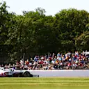 NORTHAMPTON, ENGLAND - JULY 17: Nikita Mazepin of Russia driving the (9) Haas F1 Team VF-21 Ferrari during practice ahead of the F1 Grand Prix of Great Britain at Silverstone on July 17, 2021 in Northampton, England. (Photo by Dan Istitene - Formula 1/Formula 1 via Getty Images)