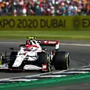 NORTHAMPTON, ENGLAND - JULY 18: Antonio Giovinazzi of Italy driving the (99) Alfa Romeo Racing C41 Ferrari during the F1 Grand Prix of Great Britain at Silverstone on July 18, 2021 in Northampton, England. (Photo by Joe Portlock - Formula 1/Formula 1 via Getty Images)