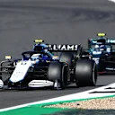 NORTHAMPTON, ENGLAND - JULY 18: Nicholas Latifi of Canada driving the (6) Williams Racing FW43B Mercedes during the F1 Grand Prix of Great Britain at Silverstone on July 18, 2021 in Northampton, England. (Photo by Joe Portlock - Formula 1/Formula 1 via Getty Images)