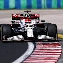 BUDAPEST, HUNGARY - JULY 30: Robert Kubica of Poland driving the (88) Alfa Romeo Racing C41 Ferrari during practice ahead of the F1 Grand Prix of Hungary at Hungaroring on July 30, 2021 in Budapest, Hungary. (Photo by Lars Baron/Getty Images)