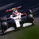 BUDAPEST, HUNGARY - JULY 30: Antonio Giovinazzi of Italy driving the (99) Alfa Romeo Racing C41 Ferrari during practice ahead of the F1 Grand Prix of Hungary at Hungaroring on July 30, 2021 in Budapest, Hungary. (Photo by Dan Istitene - Formula 1/Formula 1 via Getty Images)