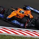 BUDAPEST, HUNGARY - JULY 31: Daniel Ricciardo of Australia driving the (3) McLaren F1 Team MCL35M Mercedes during final practice ahead of the F1 Grand Prix of Hungary at Hungaroring on July 31, 2021 in Budapest, Hungary. (Photo by Bryn Lennon/Getty Images)