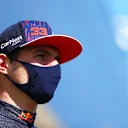 BUDAPEST, HUNGARY - JULY 31: Third place qualifier Max Verstappen of Netherlands and Red Bull Racing looks on in parc ferme during qualifying ahead of the F1 Grand Prix of Hungary at Hungaroring on July 31, 2021 in Budapest, Hungary. (Photo by Dan Istitene - Formula 1/Formula 1 via Getty Images)