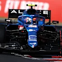 BUDAPEST, HUNGARY - JULY 31: Esteban Ocon of France driving the (31) Alpine A521 Renault during qualifying ahead of the F1 Grand Prix of Hungary at Hungaroring on July 31, 2021 in Budapest, Hungary. (Photo by Lars Baron/Getty Images)