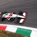 MONZA, ITALY - SEPTEMBER 10: Antonio Giovinazzi of Italy driving the (99) Alfa Romeo Racing C41 Ferrari during practice ahead of the F1 Grand Prix of Italy at Autodromo di Monza on September 10, 2021 in Monza, Italy. (Photo by Lars Baron/Getty Images)