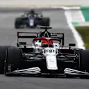 MONZA, ITALY - SEPTEMBER 10: Robert Kubica of Poland driving the (88) Alfa Romeo Racing C41 Ferrari during practice ahead of the F1 Grand Prix of Italy at Autodromo di Monza on September 10, 2021 in Monza, Italy. (Photo by Rudy Carezzevoli/Getty Images)