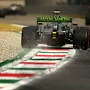 MONZA, ITALY - SEPTEMBER 10: Sebastian Vettel of Germany driving the (5) Aston Martin AMR21 Mercedes during practice ahead of the F1 Grand Prix of Italy at Autodromo di Monza on September 10, 2021 in Monza, Italy. (Photo by Clive Mason - Formula 1/Formula 1 via Getty Images)