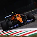 MONZA, ITALY - SEPTEMBER 11: Lando Norris of Great Britain driving the (4) McLaren F1 Team MCL35M Mercedes during practice ahead of the F1 Grand Prix of Italy at Autodromo di Monza on September 11, 2021 in Monza, Italy. (Photo by Lars Baron/Getty Images)