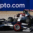 MONZA, ITALY - SEPTEMBER 11: Robert Kubica of Poland driving the (88) Alfa Romeo Racing C41 Ferrari spins during the Sprint ahead of the F1 Grand Prix of Italy at Autodromo di Monza on September 11, 2021 in Monza, Italy. (Photo by Rudy Carezzevoli/Getty Images)