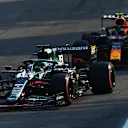 MONZA, ITALY - SEPTEMBER 11: Lance Stroll of Canada driving the (18) Aston Martin AMR21 Mercedes during the Sprint ahead of the F1 Grand Prix of Italy at Autodromo di Monza on September 11, 2021 in Monza, Italy. (Photo by Clive Mason - Formula 1/Formula 1 via Getty Images)