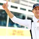 MONZA, ITALY - SEPTEMBER 11: George Russell of Great Britain and Williams prepares to drive on the grid during the Sprint ahead of the F1 Grand Prix of Italy at Autodromo di Monza on September 11, 2021 in Monza, Italy. (Photo by Bryn Lennon/Getty Images)