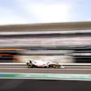 MEXICO CITY, MEXICO - NOVEMBER 05: Mick Schumacher of Germany driving the (47) Haas F1 Team VF-21 Ferrari in the Pitlane during practice ahead of the F1 Grand Prix of Mexico at Autodromo Hermanos Rodriguez on November 05, 2021 in Mexico City, Mexico. (Photo by Lars Baron/Getty Images)