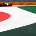 MEXICO CITY, MEXICO - NOVEMBER 05: Nikita Mazepin of Russia driving the (9) Haas F1 Team VF-21 Ferrari during practice ahead of the F1 Grand Prix of Mexico at Autodromo Hermanos Rodriguez on November 05, 2021 in Mexico City, Mexico. (Photo by Clive Mason/Getty Images)
