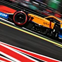 MEXICO CITY, MEXICO - NOVEMBER 06: Lando Norris of Great Britain driving the (4) McLaren F1 Team MCL35M Mercedes during final practice ahead of the F1 Grand Prix of Mexico at Autodromo Hermanos Rodriguez on November 06, 2021 in Mexico City, Mexico. (Photo by Mark Thompson/Getty Images)