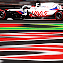 MEXICO CITY, MEXICO - NOVEMBER 06: Nikita Mazepin of Russia driving the (9) Haas F1 Team VF-21 Ferrari during final practice ahead of the F1 Grand Prix of Mexico at Autodromo Hermanos Rodriguez on November 06, 2021 in Mexico City, Mexico. (Photo by Mark Thompson/Getty Images)