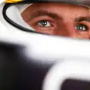 MEXICO CITY, MEXICO - NOVEMBER 06: Max Verstappen of Netherlands and Red Bull Racing prepares to drive in the garage during qualifying ahead of the F1 Grand Prix of Mexico at Autodromo Hermanos Rodriguez on November 06, 2021 in Mexico City, Mexico. (Photo by Mark Thompson/Getty Images)