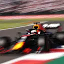 MEXICO CITY, MEXICO - NOVEMBER 06: Max Verstappen of the Netherlands driving the (33) Red Bull Racing RB16B Honda during qualifying ahead of the F1 Grand Prix of Mexico at Autodromo Hermanos Rodriguez on November 06, 2021 in Mexico City, Mexico. (Photo by Lars Baron/Getty Images)