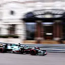 MONTE-CARLO, MONACO - MAY 22: Lance Stroll of Canada driving the (18) Aston Martin AMR21 Mercedes on track during final practice prior to the F1 Grand Prix of Monaco at Circuit de Monaco on May 22, 2021 in Monte-Carlo, Monaco. (Photo by Lars Baron/Getty Images)