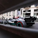 MONTE-CARLO, MONACO - MAY 22: Lewis Hamilton of Great Britain driving the (44) Mercedes AMG Petronas F1 Team Mercedes W12 on track during qualifying for the F1 Grand Prix of Monaco at Circuit de Monaco on May 22, 2021 in Monte-Carlo, Monaco. (Photo by Lars Baron/Getty Images)