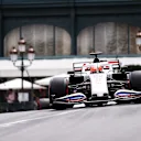 MONTE-CARLO, MONACO - MAY 22: Nikita Mazepin of Russia driving the (9) Haas F1 Team VF-21 Ferrari on track during qualifying for the F1 Grand Prix of Monaco at Circuit de Monaco on May 22, 2021 in Monte-Carlo, Monaco. (Photo by Lars Baron/Getty Images)