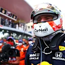 MONTE-CARLO, MONACO - MAY 23: Race winner Max Verstappen of Netherlands and Red Bull Racing celebrates in parc ferme during the F1 Grand Prix of Monaco at Circuit de Monaco on May 23, 2021 in Monte-Carlo, Monaco. (Photo by Dan Istitene - Formula 1/Formula 1 via Getty Images)