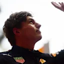MONTE-CARLO, MONACO - MAY 23: Race Winner Max Verstappen of Netherlands and Red Bull Racing waves during the F1 Grand Prix of Monaco at Circuit de Monaco on May 23, 2021 in Monte-Carlo, Monaco. (Photo by Mario Renzi - Formula 1/Formula 1 via Getty Images)