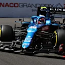MONTE-CARLO, MONACO - MAY 20: Esteban Ocon of France driving the (31) Alpine A521 Renault during practice ahead of the F1 Grand Prix of Monaco at Circuit de Monaco on May 20, 2021 in Monte-Carlo, Monaco. (Photo by Clive Rose - Formula 1/Formula 1 via Getty Images)