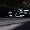 MONTE-CARLO, MONACO - MAY 20: Valtteri Bottas of Finland driving the (77) Mercedes AMG Petronas F1 Team Mercedes W12 on track during practice ahead of the F1 Grand Prix of Monaco at Circuit de Monaco on May 20, 2021 in Monte-Carlo, Monaco. (Photo by Lars Baron/Getty Images)