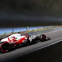 ZANDVOORT, NETHERLANDS - SEPTEMBER 03: Kimi Raikkonen of Finland driving the (7) Alfa Romeo Racing C41 Ferrari during practice ahead of the F1 Grand Prix of The Netherlands at Circuit Zandvoort on September 03, 2021 in Zandvoort, Netherlands. (Photo by Clive Rose - Formula 1/Formula 1 via Getty Images)