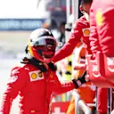 ZANDVOORT, NETHERLANDS - SEPTEMBER 04: Carlos Sainz of Spain and Ferrari talks with the Ferrari pitwall after crashing during final practice ahead of the F1 Grand Prix of The Netherlands at Circuit Zandvoort on September 04, 2021 in Zandvoort, Netherlands. (Photo by Peter Fox/Getty Images)