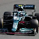 ZANDVOORT, NETHERLANDS - SEPTEMBER 04: Sebastian Vettel of Germany driving the (5) Aston Martin AMR21 Mercedes during final practice ahead of the F1 Grand Prix of The Netherlands at Circuit Zandvoort on September 04, 2021 in Zandvoort, Netherlands. (Photo by Bryn Lennon/Getty Images)
