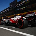 ZANDVOORT, NETHERLANDS - SEPTEMBER 04: Robert Kubica of Poland driving the (88) Alfa Romeo Racing C41 Ferrari in the Pitlane during qualifying ahead of the F1 Grand Prix of The Netherlands at Circuit Zandvoort on September 04, 2021 in Zandvoort, Netherlands. (Photo by Dan Mullan/Getty Images)