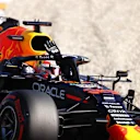 ZANDVOORT, NETHERLANDS - SEPTEMBER 04: Pole position qualifier Max Verstappen of the Netherlands driving the (33) Red Bull Racing RB16B Honda waves to the fans during qualifying ahead of the F1 Grand Prix of The Netherlands at Circuit Zandvoort on September 04, 2021 in Zandvoort, Netherlands. (Photo by Bryn Lennon/Getty Images)