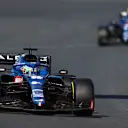 ZANDVOORT, NETHERLANDS - SEPTEMBER 05: Fernando Alonso of Spain driving the (14) Alpine A521 Renault during the F1 Grand Prix of The Netherlands at Circuit Zandvoort on September 05, 2021 in Zandvoort, Netherlands. (Photo by Clive Rose - Formula 1/Formula 1 via Getty Images)