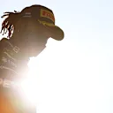 ZANDVOORT, NETHERLANDS - SEPTEMBER 05: Second placed Lewis Hamilton of Great Britain and Mercedes GP looks on in parc ferme during the F1 Grand Prix of The Netherlands at Circuit Zandvoort on September 05, 2021 in Zandvoort, Netherlands. (Photo by Dan Istitene - Formula 1/Formula 1 via Getty Images)