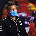 PORTIMAO, PORTUGAL - APRIL 30: Marcin Budkowski, Executive Director of Alpine F1 Team talks in the Team Principals Press Conference during practice ahead of the F1 Grand Prix of Portugal at Autodromo Internacional Do Algarve on April 30, 2021 in Portimao, Portugal. (Photo by Lars Baron/Getty Images)