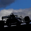 PORTIMAO, PORTUGAL - APRIL 30: Lance Stroll of Canada driving the (18) Aston Martin AMR21 Mercedes during practice ahead of the F1 Grand Prix of Portugal at Autodromo Internacional Do Algarve on April 30, 2021 in Portimao, Portugal. (Photo by Clive Mason - Formula 1/Formula 1 via Getty Images)