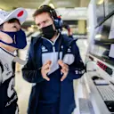PORTIMAO, PORTUGAL - APRIL 30: Yuki Tsunoda of Scuderia AlphaTauri and Japan during practice ahead of the F1 Grand Prix of Portugal at Autodromo Internacional Do Algarve on April 30, 2021 in Portimao, Portugal. (Photo by Peter Fox/Getty Images)