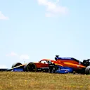 PORTIMAO, PORTUGAL - APRIL 30: Daniel Ricciardo of Australia driving the (3) McLaren F1 Team MCL35M Mercedes on track during practice ahead of the F1 Grand Prix of Portugal at Autodromo Internacional Do Algarve on April 30, 2021 in Portimao, Portugal. (Photo by Bryn Lennon/Getty Images)