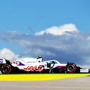 PORTIMAO, PORTUGAL - APRIL 30: Mick Schumacher of Germany driving the (47) Haas F1 Team VF-21 Ferrari on track during practice ahead of the F1 Grand Prix of Portugal at Autodromo Internacional Do Algarve on April 30, 2021 in Portimao, Portugal. (Photo by Bryn Lennon/Getty Images)