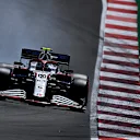 PORTIMAO, PORTUGAL - MAY 01: Antonio Giovinazzi of Italy driving the (99) Alfa Romeo Racing C41 Ferrari during qualifying for the F1 Grand Prix of Portugal at Autodromo Internacional Do Algarve on May 01, 2021 in Portimao, Portugal. (Photo by Clive Mason - Formula 1/Formula 1 via Getty Images)
