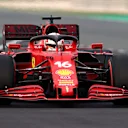 DOHA, QATAR - NOVEMBER 19: Charles Leclerc of Monaco driving the (16) Scuderia Ferrari SF21 during practice ahead of the F1 Grand Prix of Qatar at Losail International Circuit on November 19, 2021 in Doha, Qatar. (Photo by Mark Thompson/Getty Images)
