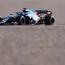 DOHA, QATAR - NOVEMBER 20: Fernando Alonso of Spain driving the (14) Alpine A521 Renault during final practice ahead of the F1 Grand Prix of Qatar at Losail International Circuit on November 20, 2021 in Doha, Qatar. (Photo by Lars Baron/Getty Images)