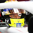 DOHA, QATAR - NOVEMBER 20: Mick Schumacher of Germany and Haas F1 prepares to drive in the garage during qualifying ahead of the F1 Grand Prix of Qatar at Losail International Circuit on November 20, 2021 in Doha, Qatar. (Photo by Hamad I Mohammed - Pool/Getty Images)