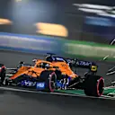 DOHA, QATAR - NOVEMBER 20: Daniel Ricciardo of Australia driving the (3) McLaren F1 Team MCL35M Mercedes during qualifying ahead of the F1 Grand Prix of Qatar at Losail International Circuit on November 20, 2021 in Doha, Qatar. (Photo by Clive Mason/Getty Images)