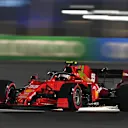 DOHA, QATAR - NOVEMBER 20: Carlos Sainz of Spain driving the (55) Scuderia Ferrari SF21 during qualifying ahead of the F1 Grand Prix of Qatar at Losail International Circuit on November 20, 2021 in Doha, Qatar. (Photo by Clive Mason/Getty Images)