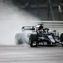 SOCHI, RUSSIA - SEPTEMBER 25: Yuki Tsunoda of Japan driving the (22) Scuderia AlphaTauri AT02 Honda during qualifying ahead of the F1 Grand Prix of Russia at Sochi Autodrom on September 25, 2021 in Sochi, Russia. (Photo by Peter Fox/Getty Images)
