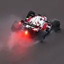 SOCHI, RUSSIA - SEPTEMBER 25: Kimi Raikkonen of Finland driving the (7) Alfa Romeo Racing C41 Ferrari on track during qualifying ahead of the F1 Grand Prix of Russia at Sochi Autodrom on September 25, 2021 in Sochi, Russia. (Photo by Lars Baron - Formula 1/Formula 1 via Getty Images)