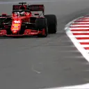 SOCHI, RUSSIA - SEPTEMBER 25: Charles Leclerc of Monaco driving the (16) Scuderia Ferrari SF21 on track during qualifying ahead of the F1 Grand Prix of Russia at Sochi Autodrom on September 25, 2021 in Sochi, Russia. (Photo by Rudy Carezzevoli/Getty Images)